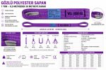 1 Ton Polyester Gözlü Sapan 6:1 Kalite - Görsel 3
