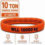 10 Ton Polyester Sonsuz Sapan 6:1 Kalite