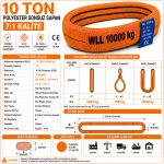 10 Ton Polyester Sonsuz Sapan 7:1 Kalite - Görsel 3