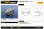C Profil Kayar Askı 1010 - Görsel 2