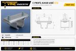 C Profil Kayar Askı 1012 - Görsel 2