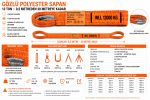 12 Ton Polyester Gözlü Sapan 7:1 Kalite - Görsel 3