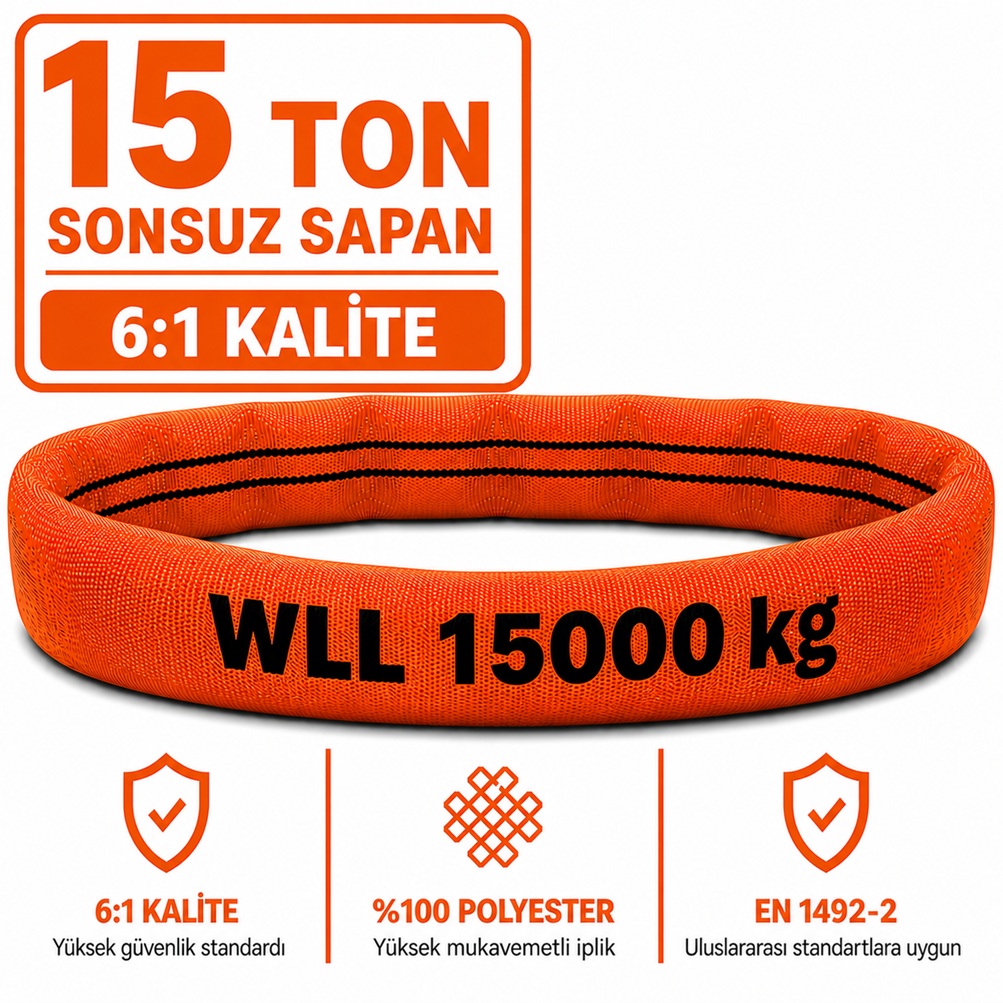 15-ton-61-kalite-sonsuz-sapan-gorsel 15 Ton Polyester Sonsuz Sapan 6:1 Kalite - Görsel 1