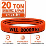 20 Ton Polyester Sonsuz Sapan 7:1 Kalite