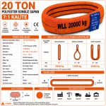 20 Ton Polyester Sonsuz Sapan 7:1 Kalite - Görsel 3