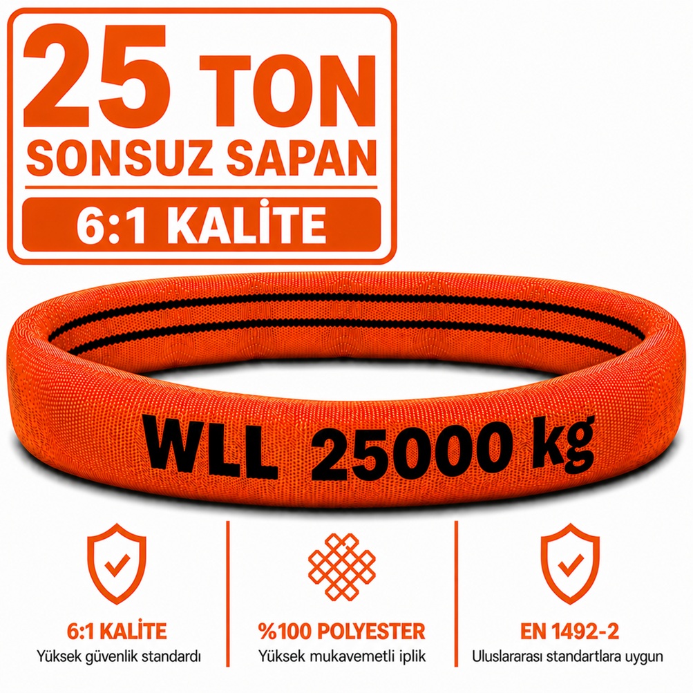 25-ton-61-kalite-sonsuz-sapan-gorsel 25 Ton Polyester Sonsuz Sapan 6:1 Kalite - Görsel 1