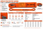 25 Ton Polyester Gözlü Sapan 6:1 Kalite - Görsel 3