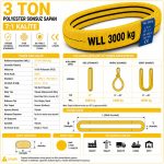 3 Ton Polyester Sonsuz Sapan 7:1 Kalite - Görsel 3