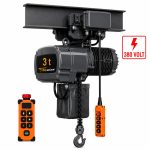 3 T Monoray Zincirli Vinç 380 Volt 50 Hz