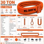 30 Ton Polyester Sonsuz Sapan 6:1 Kalite - Görsel 3
