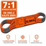 30 Ton Polyester Gözlü Sapan 7:1 Kalite