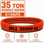 35 Ton Polyester Sonsuz Sapan 6:1 Kalite