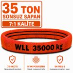 35 Ton Polyester Sonsuz Sapan 7:1 Kalite