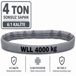 4 Ton Polyester Sonsuz Sapan 6:1 Kalite
