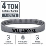 4 Ton Polyester Sonsuz Sapan 7:1 Kalite