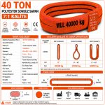 40 Ton Polyester Sonsuz Sapan 7:1 Kalite - Görsel 3