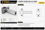 C Profil Sıyırıcı Kol Alt Grup 40C - Görsel 2