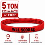 5 Ton Polyester Sonsuz Sapan 6:1 Kalite
