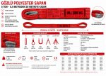 5 Ton Polyester Gözlü Sapan 6:1 Kalite - Görsel 2