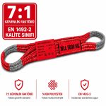 5 Ton Polyester Gözlü Sapan 7:1 Kalite