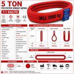 5 Ton Polyester Sonsuz Sapan 7:1 Kalite - Görsel 3