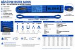8 Ton Polyester Gözlü Sapan 7:1 Kalite - Görsel 3