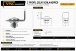 C Profil Çelik Sonlandırıcı - Görsel 2