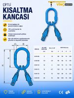 GR100 2 Bacak Sapan Halkası Ayarlanabilir - Görsel 2