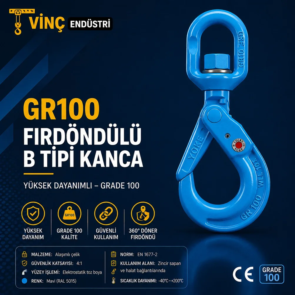 GR100 Fırdöndülü B Kanca