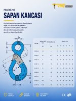 GR100 Gözlü Emniyetli Sapan Kancası - Görsel 2