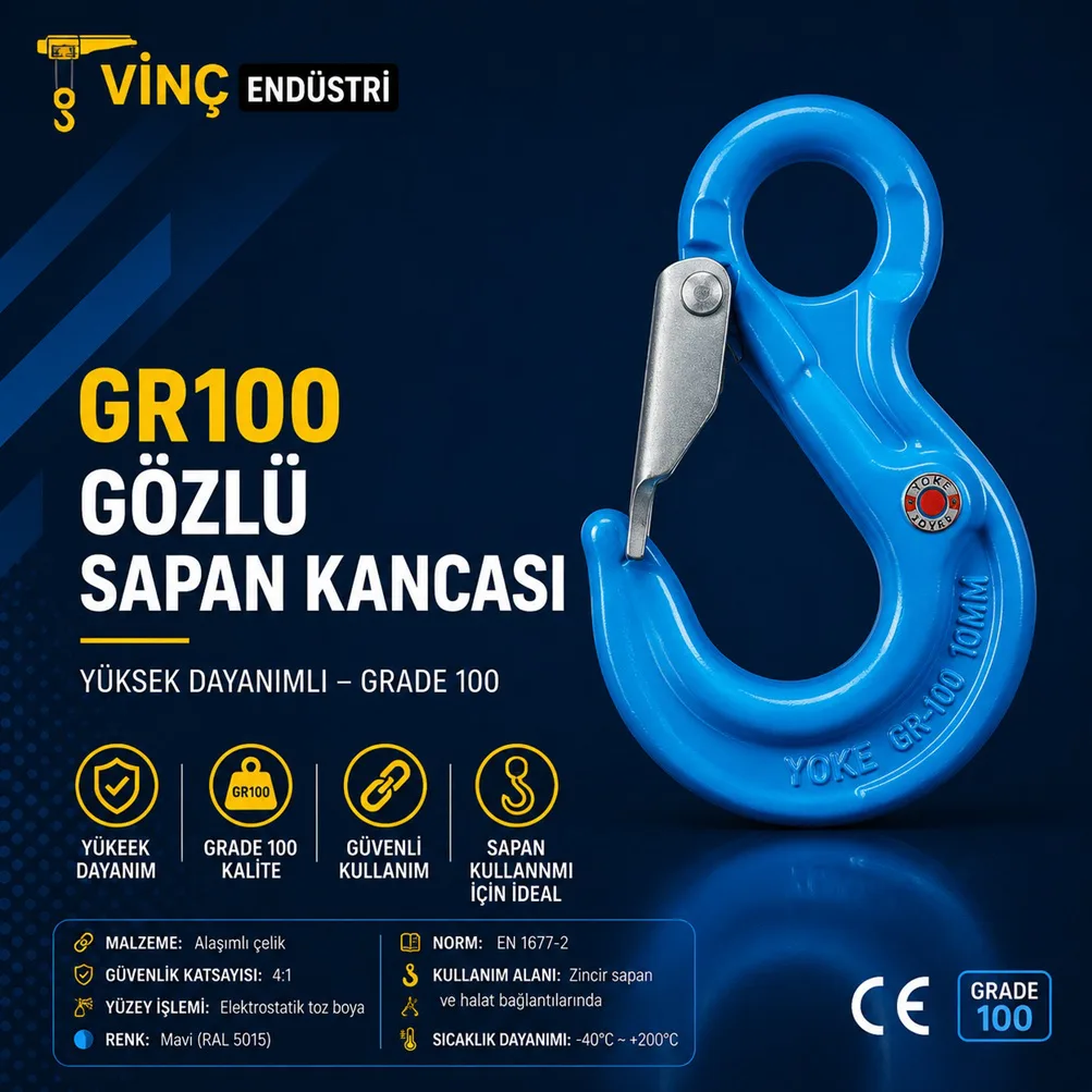 GR100 Gözlü Sapan Kancası