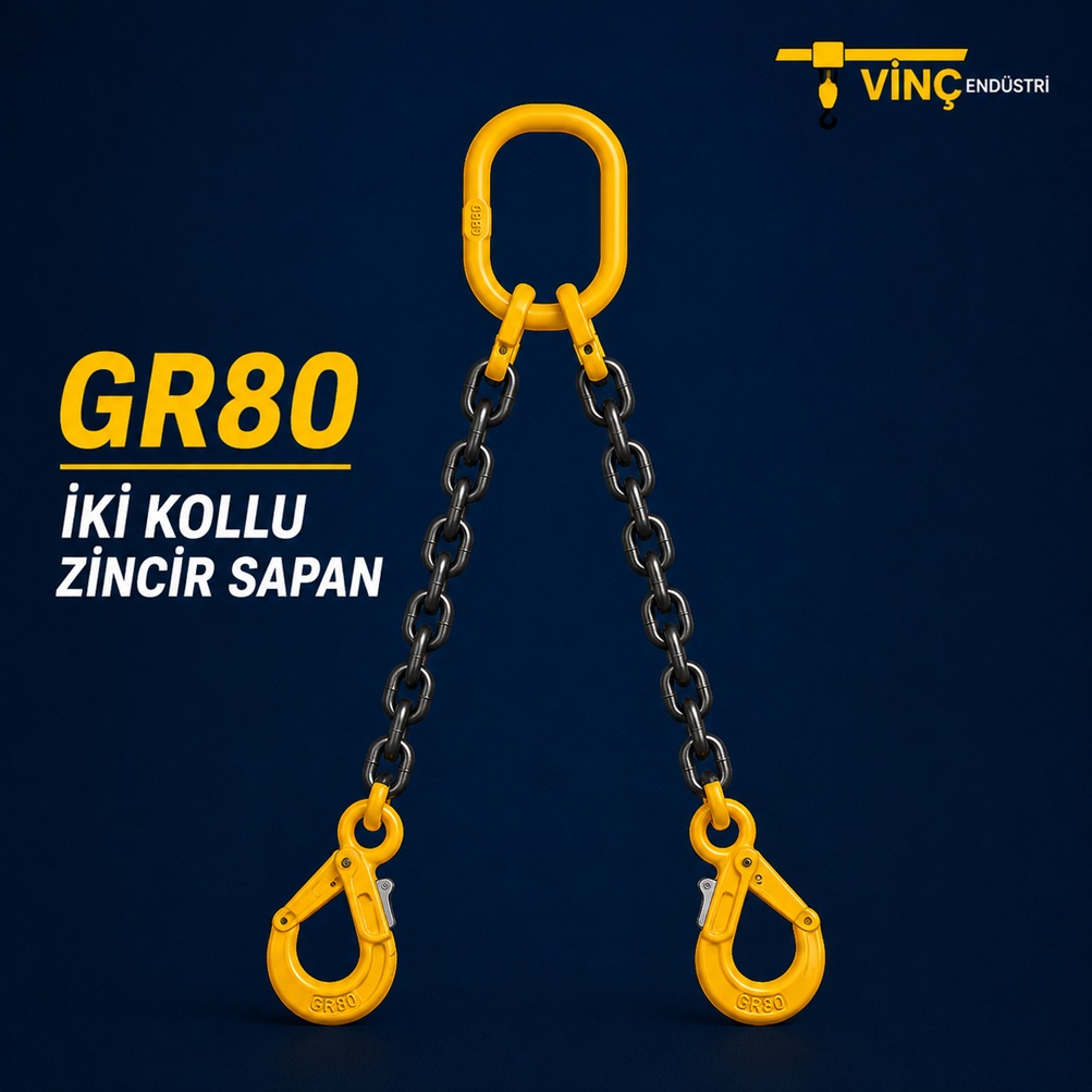 gr80-iki-kollu-zincir-sapan-tip4 GR80 İki Kollu Zincir Sapan B Kancalı - Görsel 1