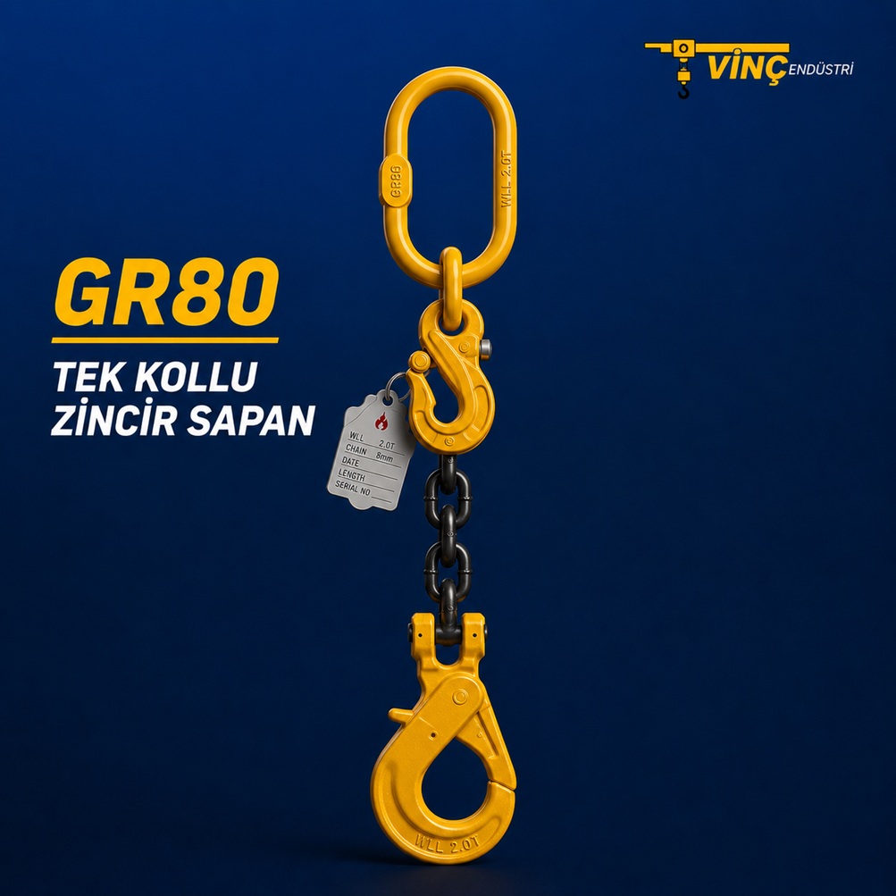 gr80-tek-kollu-zincir-sapan-tip2 GR80 Tek Kollu Zincir Sapan Otomatik Kısaltma Kancalı - Görsel 1