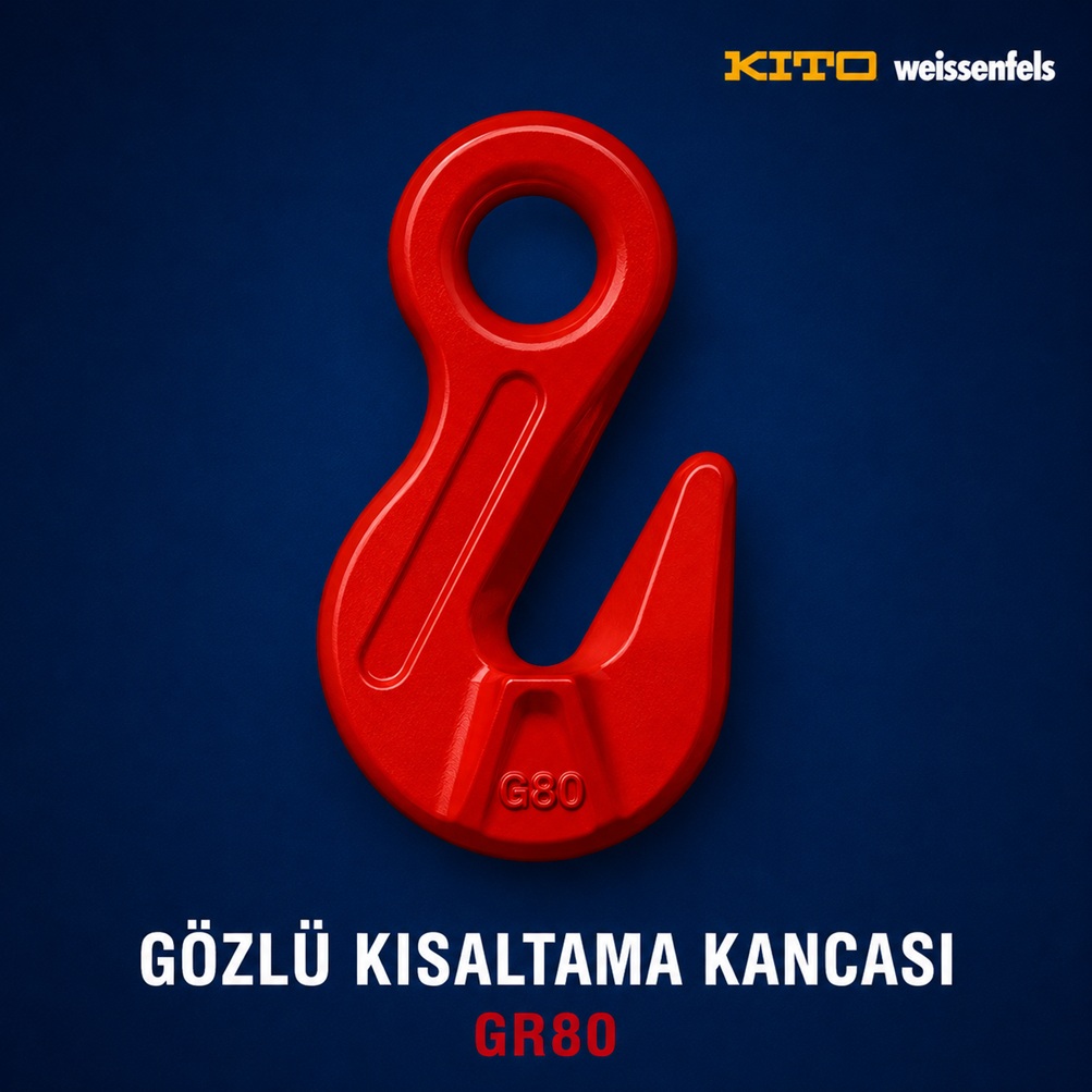 kito-gr80-gozlu-kisaltma-kancasi Kito GR80 Gözlü Kısaltma Kancası - Görsel 1
