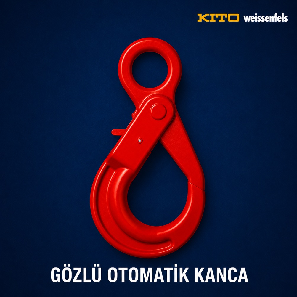 kito-gr80-gozlu-otomatik-kanca Kito GR80 Gözlü Otomatik Kanca - Görsel 1